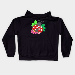 Ladybug Adoniskäfer cockchafer lucky ladybug luck Kids Hoodie